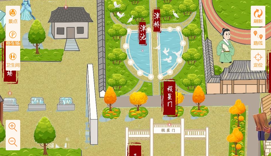 民丰手绘地图景区语音讲解导览系统：智慧景区建设的基石